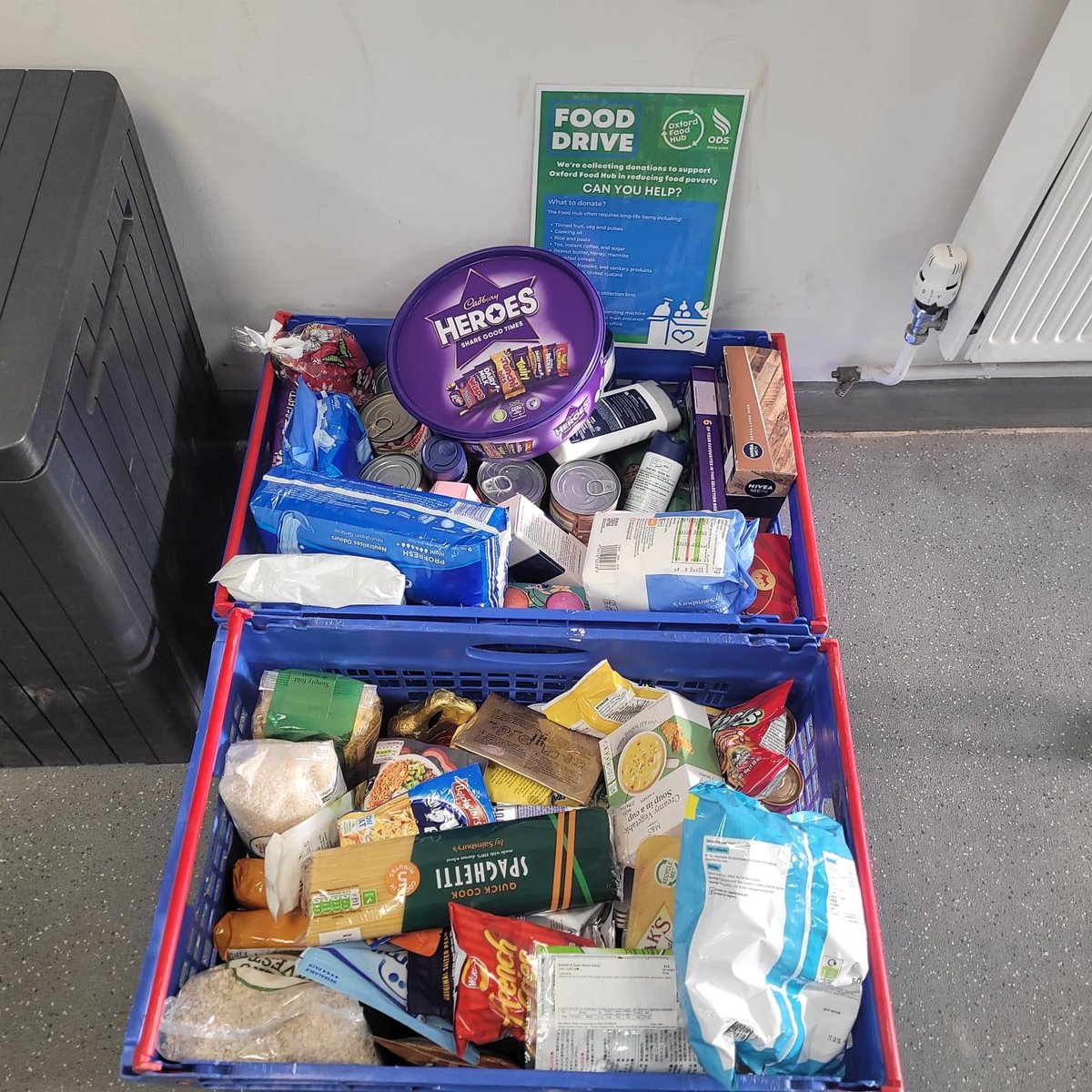 Our team collected 72 items for @oxfordfoodhub! 🥦 At ODS, we're all about making a positive impact. Supporting @OxfordFoodHub's mission to reduce food waste and combat food poverty in Oxfordshire, our staff exceeded last year's efforts! 🎉 A big thanks to our fantastic team💚