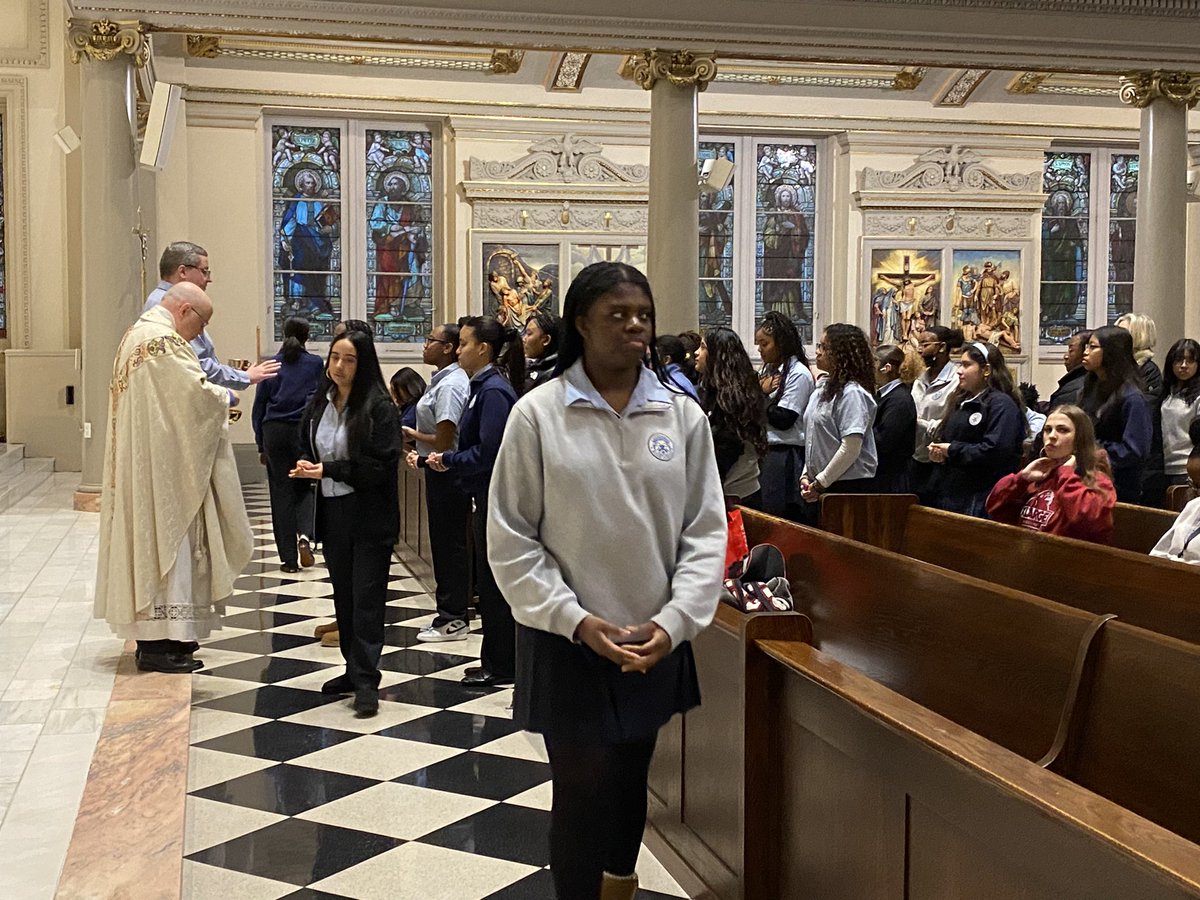 Linda Dougherty (@archnycathid) on Twitter photo The <a href="/CathedralHS_NYC/">Cathedral HS</a> school day started around the Eucharistic table at St. Francis de Sales Church with celebrant Fr. Phil Kelly. <a href="/ArchNY_Schools/">NY Catholic Schools</a> <a href="/ArchNY_Supt/">Sr. Mary Grace Walsh, ASCJ, Ph.D.</a> The <a href="/CathedralHS_NYC/">Cathedral HS</a> school day started around the Eucharistic table at St. Francis de Sales Church with celebrant Fr. Phil Kelly. <a href="/ArchNY_Schools/">NY Catholic Schools</a> <a href="/ArchNY_Supt/">Sr. Mary Grace Walsh, ASCJ, Ph.D.</a>