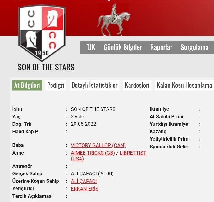 erkan_eris's tweet photo. Satışta olan tayımız.☘🧿 https://t.co/CmZuqQef2p