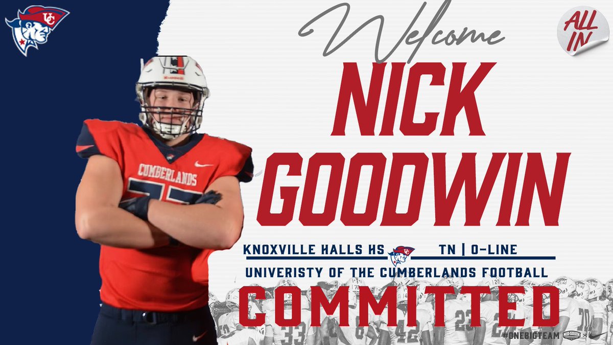 I am excited to announce my commitment to University of the Cumberlands! God is good! <a href="/UCPatriotFball/">UC Patriot Football</a> <a href="/worbin/">Coach Will Orbin</a> <a href="/CoachHouse_UC/">Shan Housekeeper</a> <a href="/CoachHughes56/">Brent Hughes</a> <a href="/HallsHighSports/">Halls High Athletics</a> <a href="/HallsRedDevils/">Halls High Football</a>
