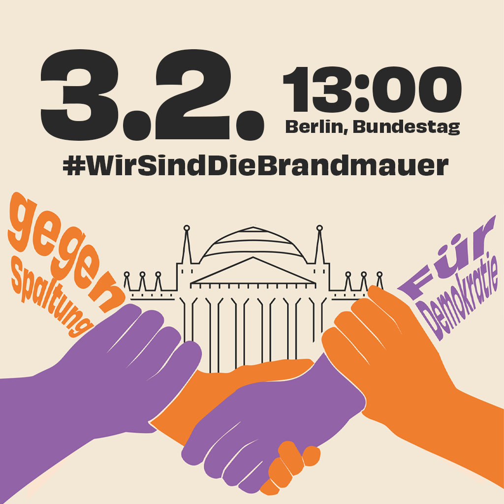 #Demokratie und #Rechtsstaat sind entscheidend für die Bekämpfung von #Korruption.

Daher unterstützen wir das Bündnis #HandinHand und rufen dazu auf, an den Aktionen morgen teilzunehmen.

1/2