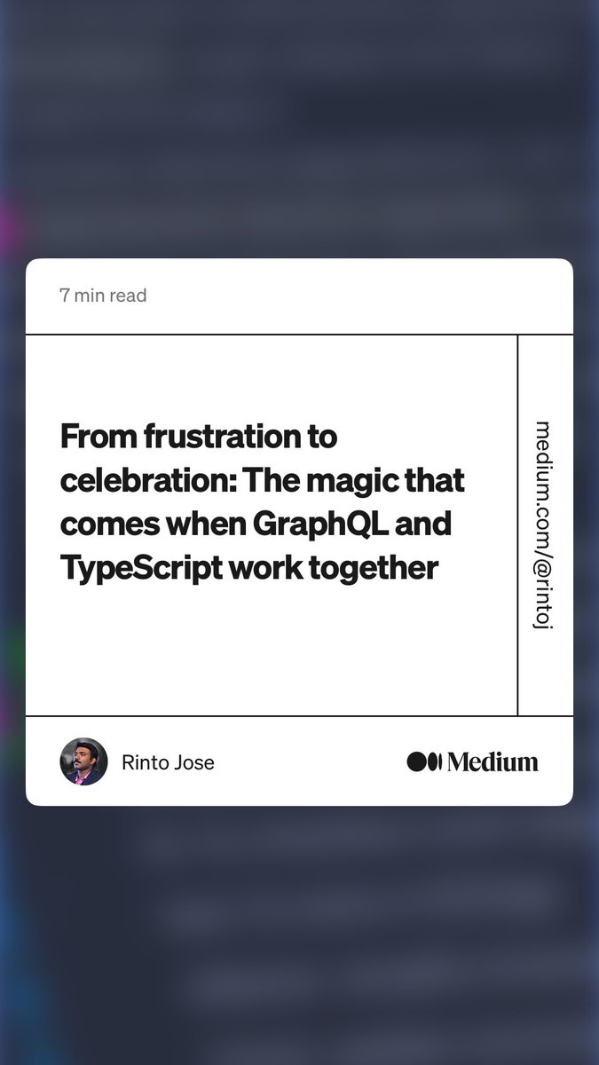 rintoj's tweet photo. In my journey as a tech lead, changes to API without notice became an all-too-familiar tale, causing endless frustration and countless hours spent deciphering API changes.

Explore https://t.co/GJjkVrZsl1 to gain insights into how my team successfully navigated the challenge. https://t.co/rjWvfe98OC