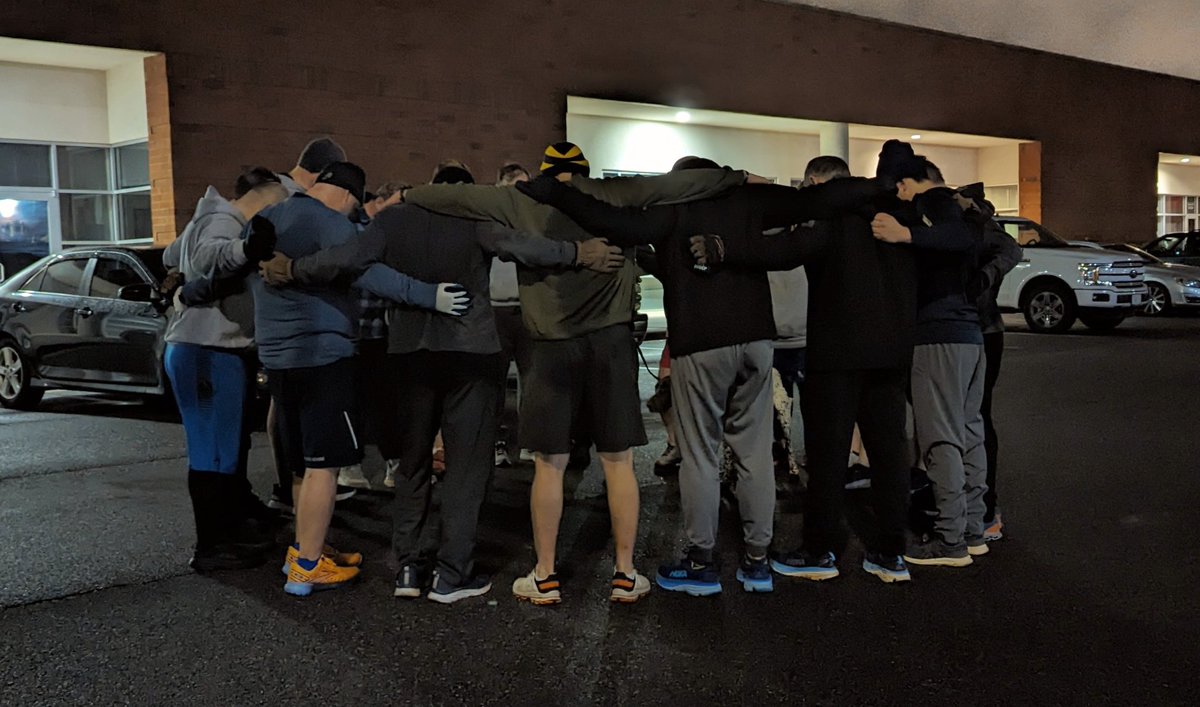 17x HIMs for #AO_TheBrickyard (Bootcamp) + 2x HIMs for #AO_ColdStart (Run) decided to brave the elements and get their Beatdown in. What are you waiting on Men of @MooresvilleNC? Also, it was great to welcome Notorious as a new PAX. #STK