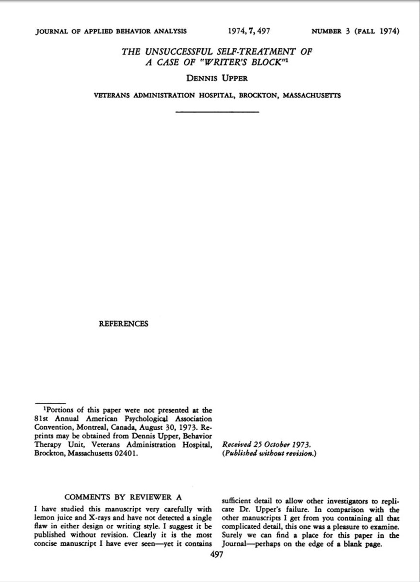 Looking for something else among my poorly labelled pdfs and found this - the only truly flawless paper ever! (The 122!! citations are a gas also)