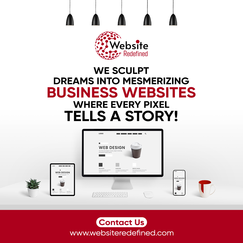 WebsiteRedefined is a storyteller in code and pixels that brings your brand to life online! Elevate your story with bespoke website development. Let the digital journey begin.

Contact Us!
websiteredefined.com

#websitedevelopment #websiteredefined