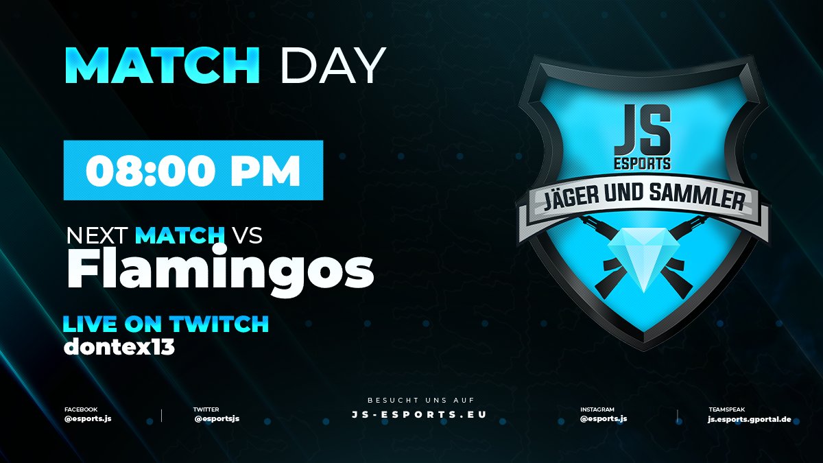 Second matchday for our #PS team within the <a href="/Cross_League/">Cross League</a>! We are hyped 😎!

📺 twitch.tv/dontex13
⏰ Today, 8 PM

#jsesports #esports #RainbowSixSiege <a href="/Dontexx13/">Dontex13</a> #gaming #ps5 #R6S