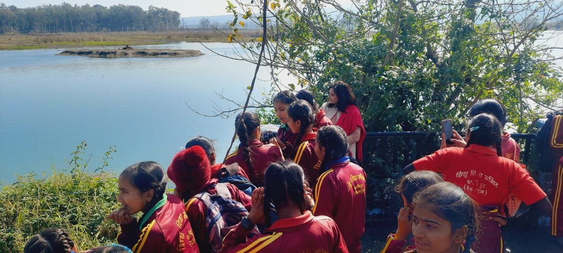wii_eiacp's tweet photo. EIACP Centre at @wii_india  in collaboration with Uttarakhand Forest Department, Chakrata Division organized Drawing competition, Nature Walk and Cleanliness drive at Asan Wetland Conservation Reserve to celebrate #WorldWetlandsDay2024  🌿☘️ https://t.co/8JaAPA4Wv3