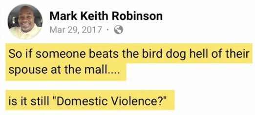 Dale Folwell, CPA for NC Governor (@dalefolwell) on Twitter photo Voters deserve to know.
Were you asking out of personal concern?
Have you ever hit a woman <a href="/markrobinsonNC/">Mark Robinson</a>? Yes or no?
#ncpol #ncgov Voters deserve to know.
Were you asking out of personal concern?
Have you ever hit a woman <a href="/markrobinsonNC/">Mark Robinson</a>? Yes or no?
#ncpol #ncgov
