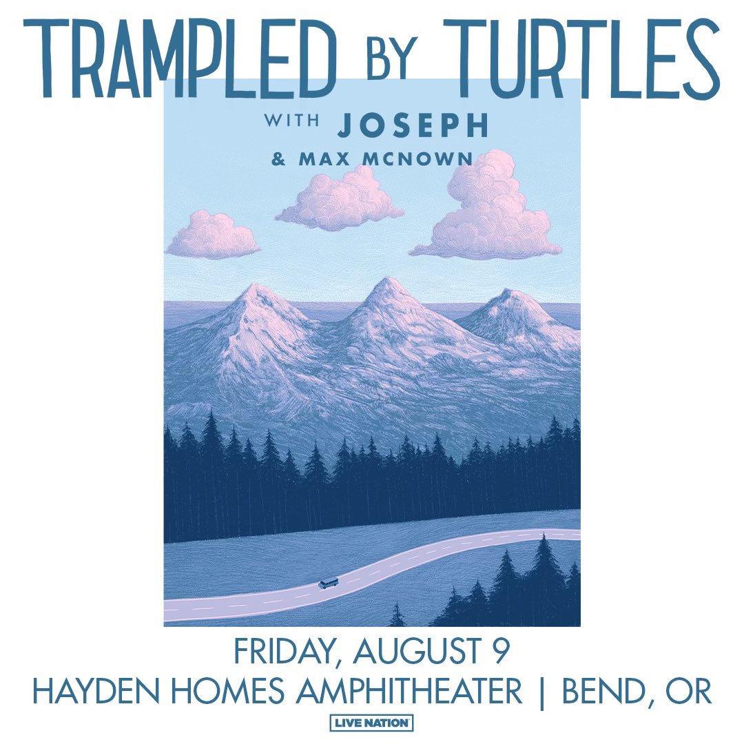 Just announced! Can’t wait to join @tbtduluth in Bend, OR on August 9th! Get tickets: concerts.livenation.com/event/0F006038…