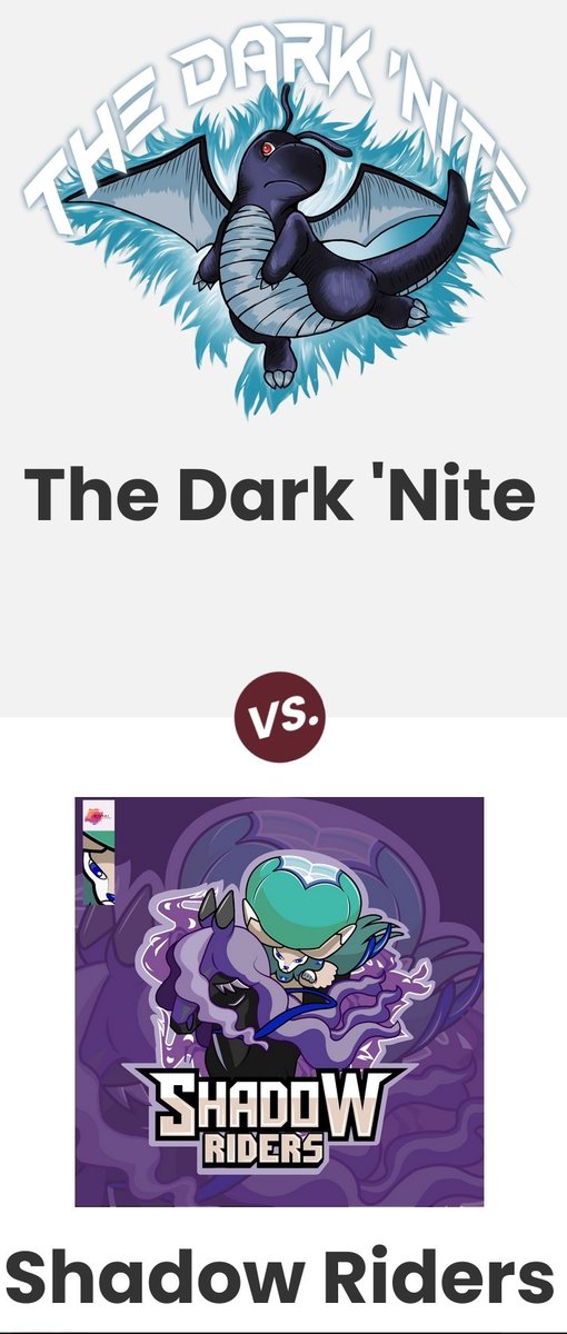 Meanwhile, The Dark 'Nite draws Shadow Riders in Pool 3 of the <a href="/BattleFrontPOGO/">The Battle Frontier</a>. Best of luck to all trainers and may the best #PokemonGO team win