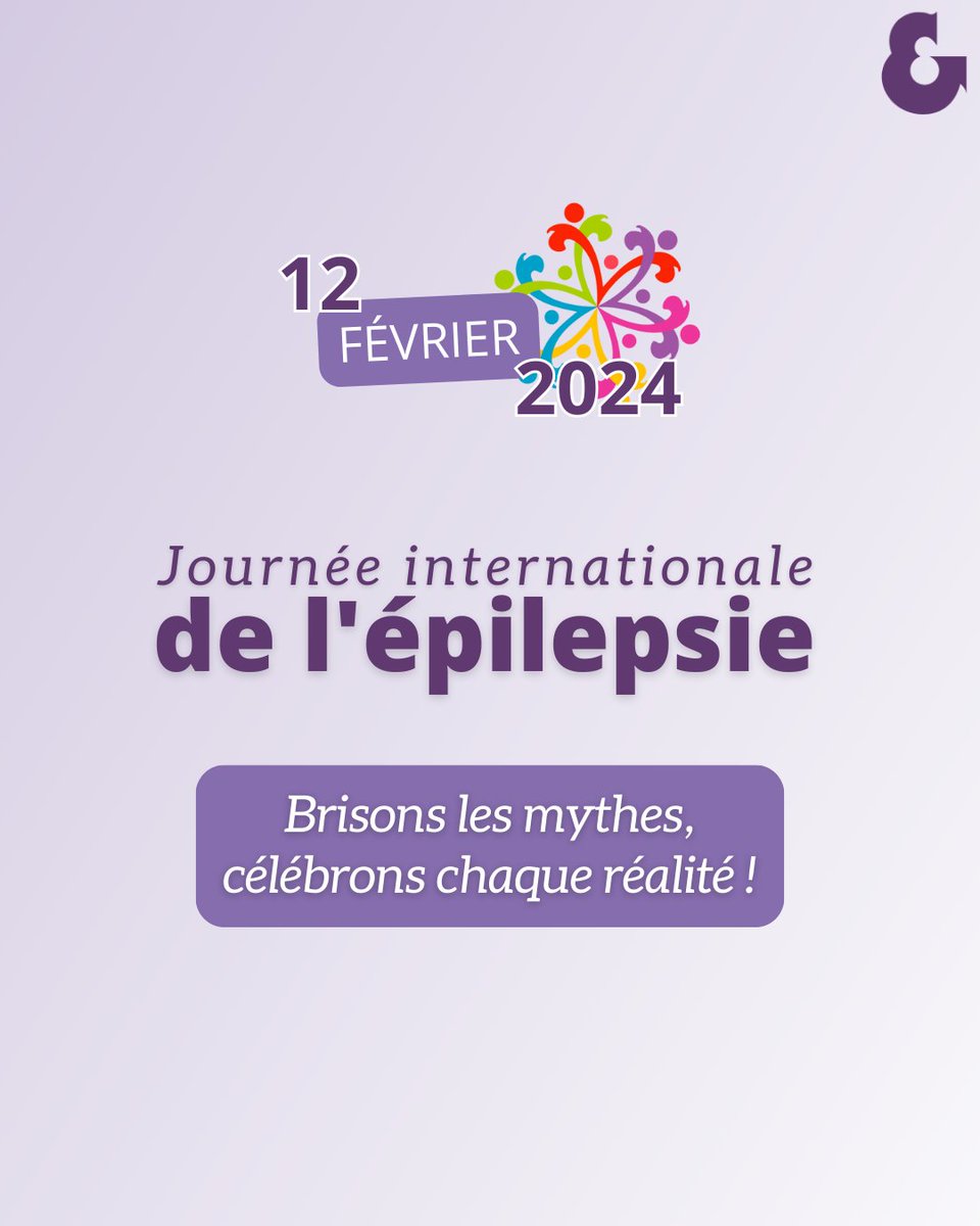 💜 À l'approche de la Journée Internationale de l'Épilepsie ce 12 février, il est temps de changer les points de vus <a href="/IntEpilepsyDay/">International Epilepsy Day</a> <a href="/IBESocialMedia/">IBE Epilepsy</a> 

Cette année : améliorons le niveau de connaissance sur l'épilepsie dans tous les secteurs de la société #epilepsyday