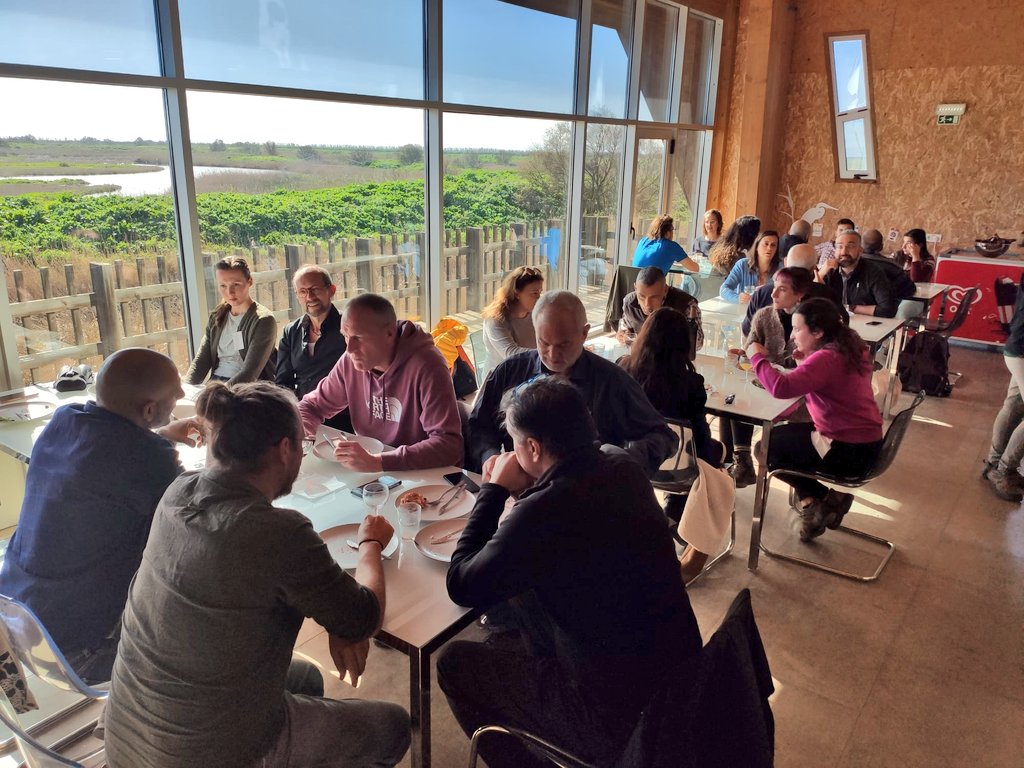 #kick-off meeting of @LIFEprogramme #Godwit #Flyway @ Tagus Estuary Nature Reserve, celebrating #WorldWetlandsDay2024 @RamsarConv Great to lauch this new project in PT with partners from DE & NL! Much (#conservation) work ahead! #biodiversity #ornithology @CESAM_Univ @UniAveiro