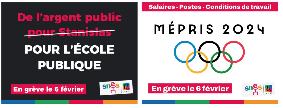 InfosFrancaises's tweet photo. ÉDUCATION NATIONALE : Après une première journée de mobilisation jeudi, une nouvelle journée de grève dans les écoles, collèges et lycées est prévue mardi 6 février. Le Snes-FSU appelle à amplifier le mouvement. https://t.co/iDe2Xog2vp