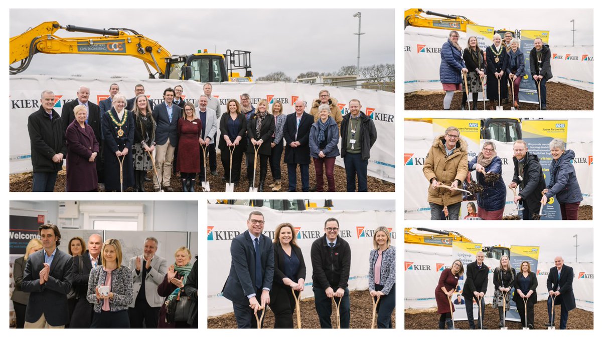 This week we joined @SPFT_NHS and key stakeholders at the groundbreaking and naming ceremony of the new Combe Valley Hospital, an acute inpatient mental health hospital, in Bexhill-on-Sea. ow.ly/qpvZ50QxfX6 #KierSouthern #healthcare