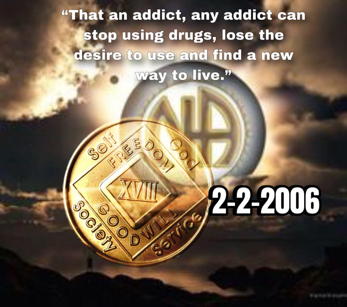 Today is my 18th year clean. I am posting this for the new comer who is unsure, the still sick and suffering addicts who don’t know that there is a better way. NA is the way. The message is hope, the promise is freedom from active addiction. 
<a href="/NikkiSixx/">📷</a>