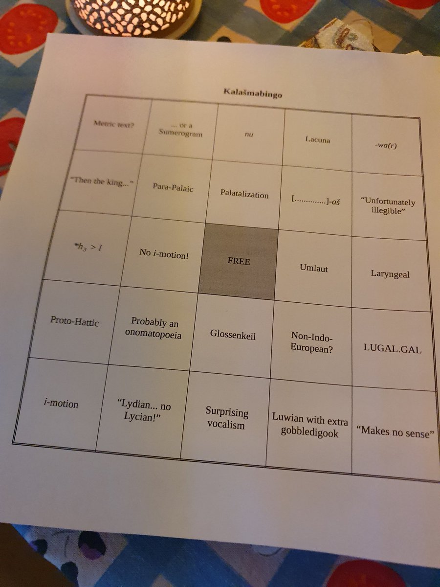 How many will you get on your Kalashma bingo card? A row? A full card?  #kalashma #anatolian #indoeuropean