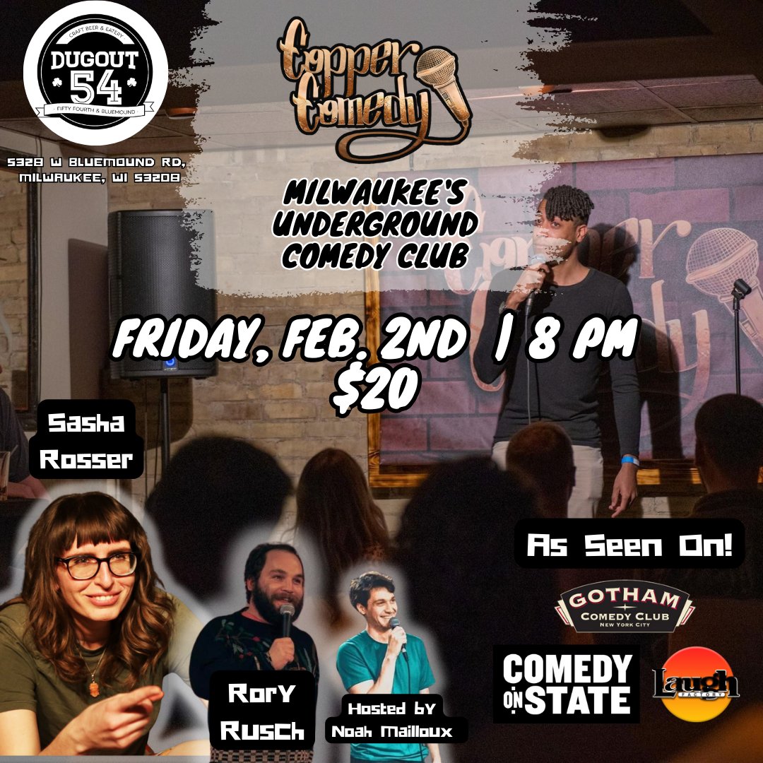 Headlining tonight in Milwaukee!