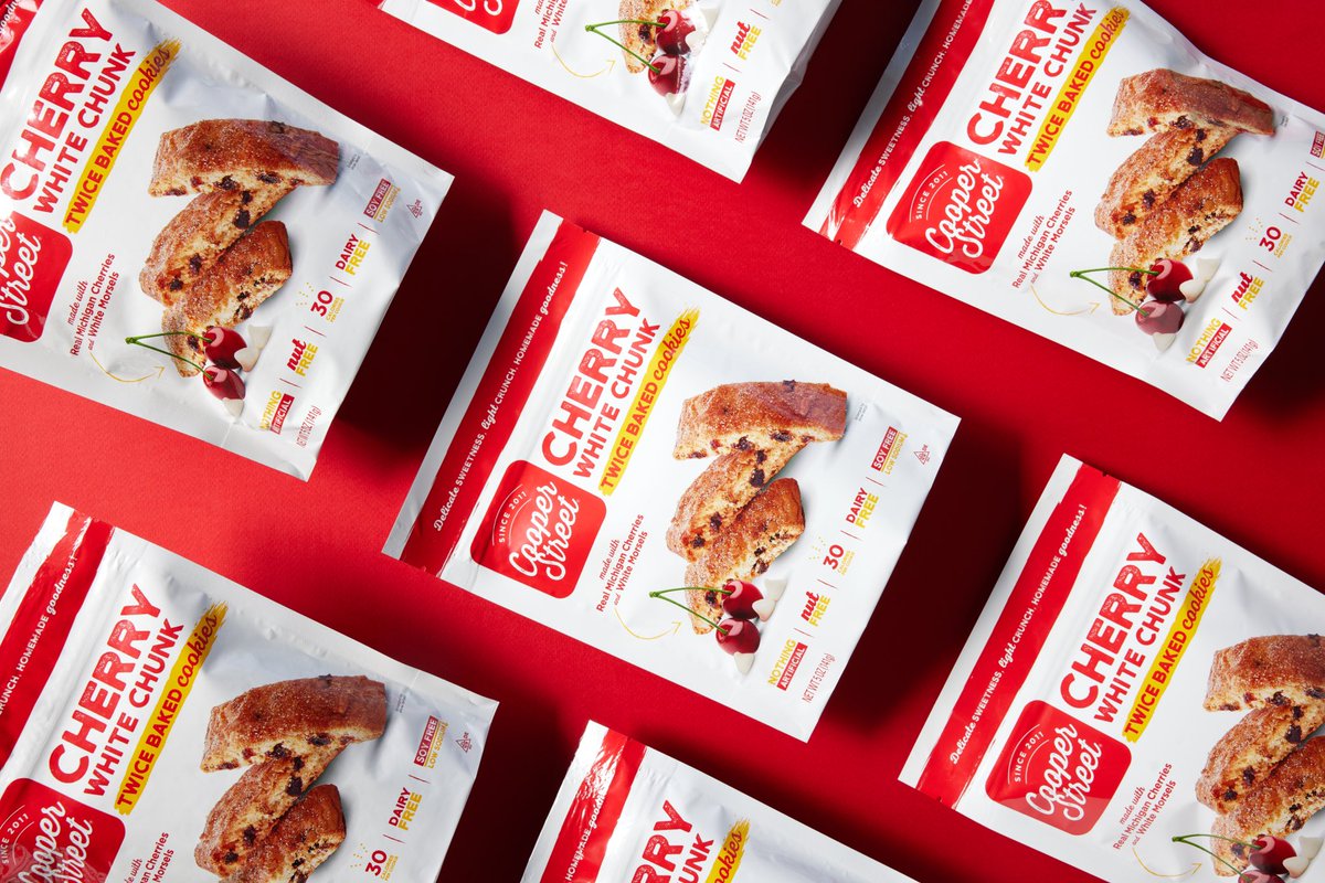 CooperStCookies's tweet photo. A delicious, guilt-free #cookie made with real #Michigan cherries and bursting with flavor? Yep, you heard that right! 😋✨🍪

Stock up on your favorite snacks through our website https://t.co/ivmvyIsLL5

#snacks #healthysnacks #snacktime https://t.co/lCOVWaXmfY
