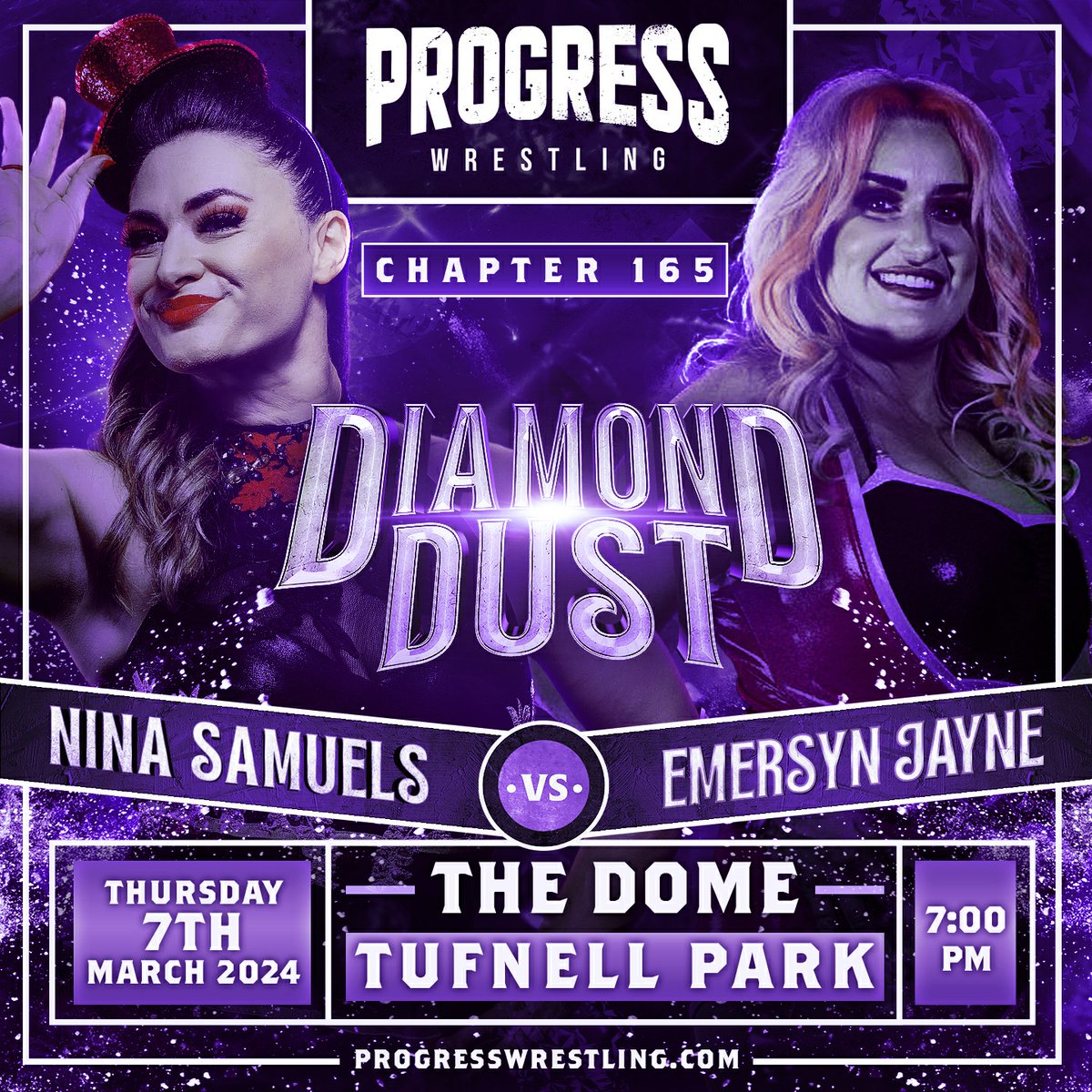 ThisIs_Progress's tweet image. 💎 Nina Samuels faces Emersyn Jayne at DIAMOND DUST! 

✨ After THE LIGHT OF THE DRAGON, Nina stated that PROGRESS will always be the #NinaSamuelsShow...

👀 Can she pick up the win at DIAMOND DUST against Emersyn Jayne to prove this?

#PROGRESSWrestling #Wrestling