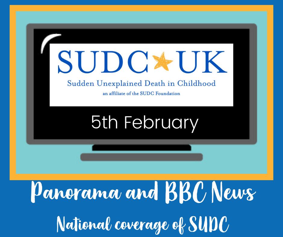 This charity @SUDCUK1 is a valued member of our APPG on Bereavement Support, and is one of the excellent support services under our umbrella. On Monday, 5th February at 8pm, BBC Panorama investigates Sudden Unexplained death in Childhood in an episode entitled 'Sudden Child