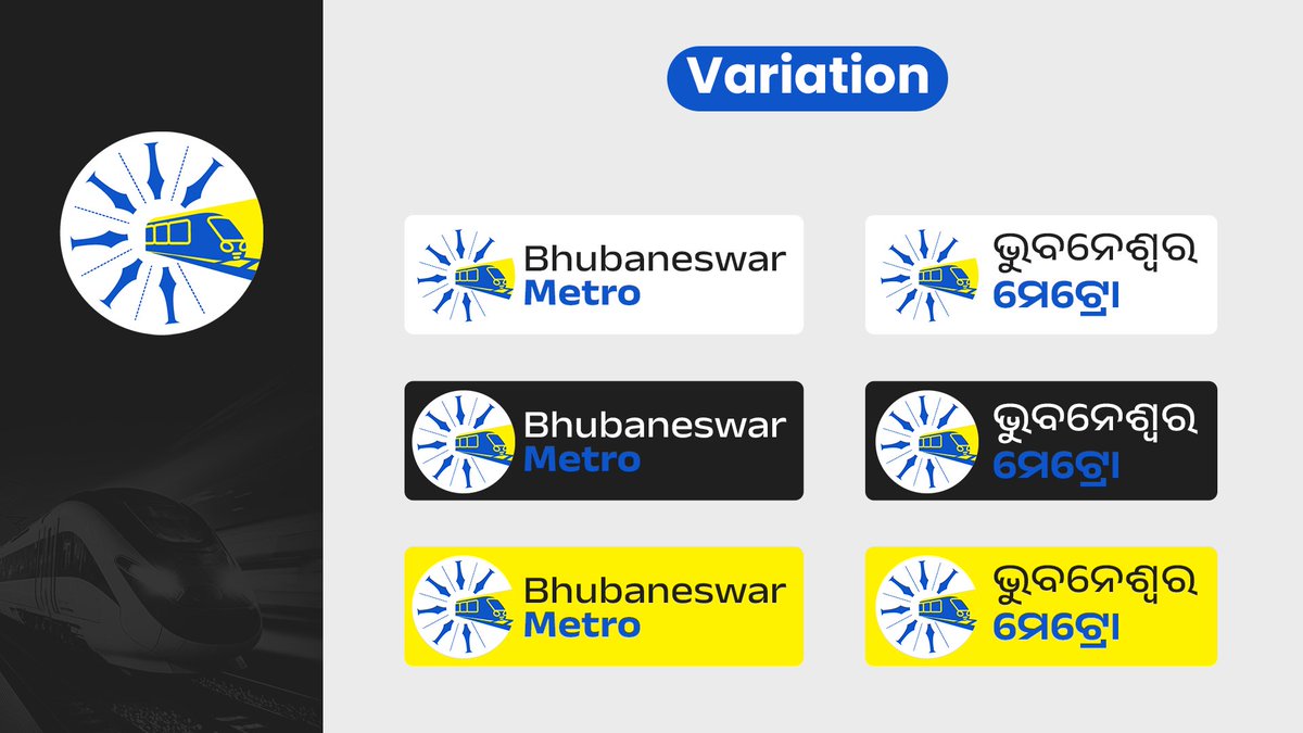 BahutFarzi's tweet photo. Bhubaneswar Metro from my POV 👨🏻‍💻
Used: Adobe Illustrator, Adobe Photoshop, Capcut &amp; Brain
Fonts: Anek Odia Expanded &amp; Poppins

Hope you liked the concept ✨
Dhanyabaad

#metro #logo #bhubaneswar #bhubaneswarmetro #odisha #odia 
#design #photoshop https://t.co/WC27OtztB1