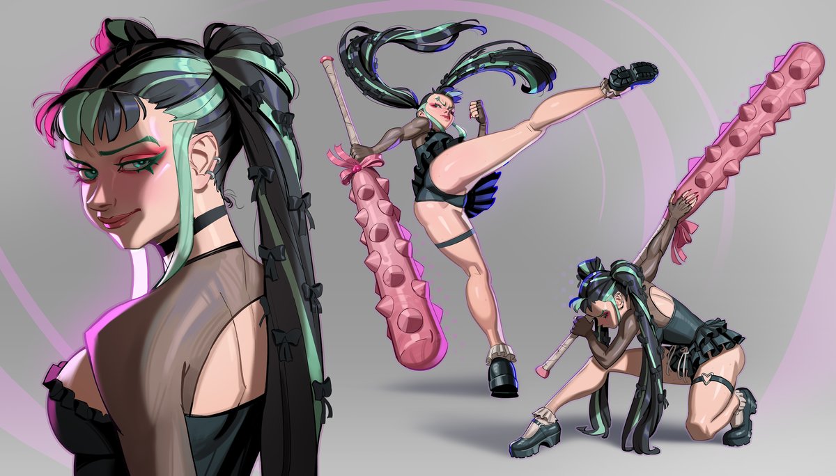 Mathias__Osland's tweet image. Poses based on @vickypyon 's character - part 2