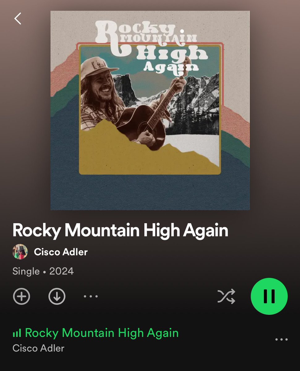 Lee Totten (@thejagerguy) on Twitter photo Speaking of new music… my friend <a href="/MrCISCOADLER/">Cisco Adler</a> dropped a killer new tune last night. Amazing vibes! open.spotify.com/track/0f49ea1O… Speaking of new music… my friend <a href="/MrCISCOADLER/">Cisco Adler</a> dropped a killer new tune last night. Amazing vibes! open.spotify.com/track/0f49ea1O…