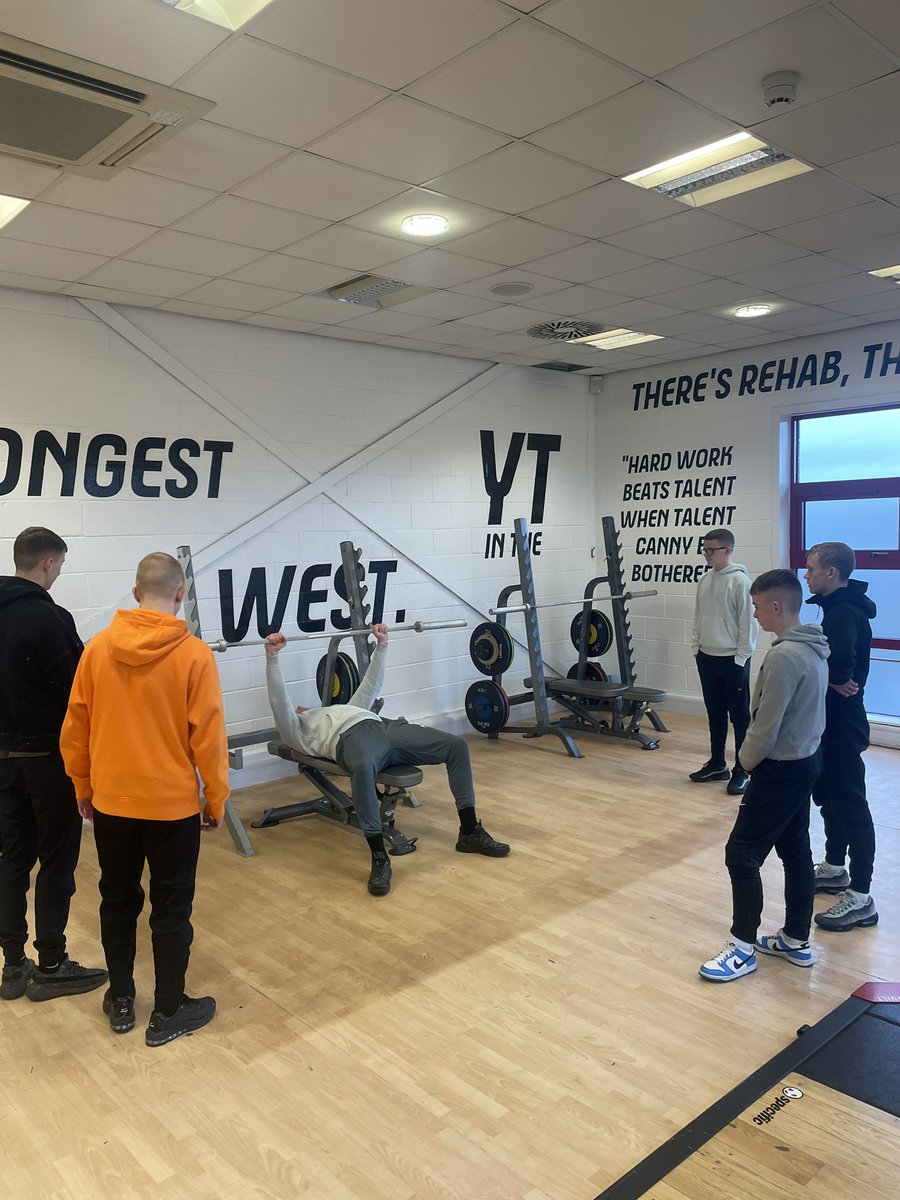 JamieMcM99's tweet photo. Yesterday our young people met Mark @ProactiveCIC  for their gym workout followed by a very beneficial workshop👏🏼. A fantastic programme! The lads were buzzing and already can’t wait for next week! 🏋️‍♂️💪🏼

@jamie57539237 
@WhitehillSec 
#HubInTheCommuity💙 
#TeamWhitehill🏆 https://t.co/6bsdImF7QJ