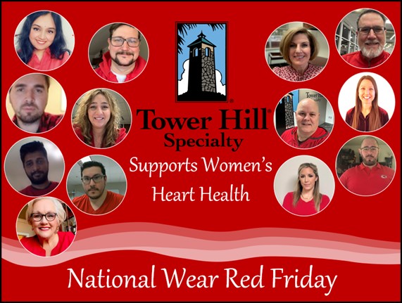 THSpecialty's tweet photo. American Heart Association celebrates National Wear Red Day. Donate today at https://t.co/HRsqDLyTr8 https://t.co/A4ytZGQ84g