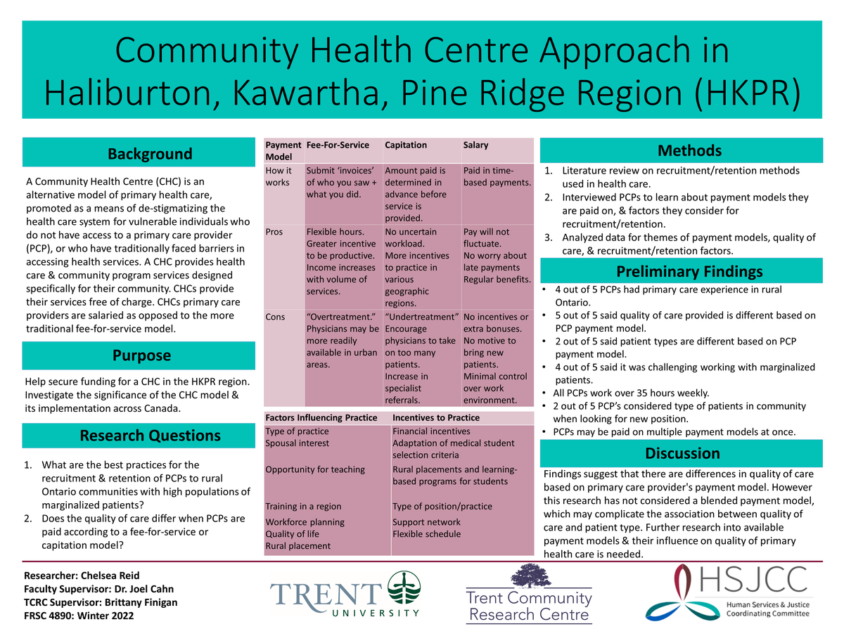 TrentCRC's tweet image. Interested in reading about Chelsea&apos;s research? Check out her research poster below!

#TrentU #tcrc