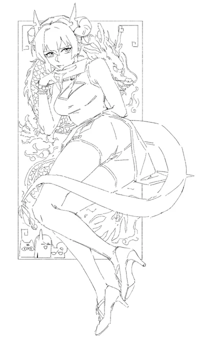 New Year Ch'en 春節チェン (wip)

 #アークナイツ #明日方舟 #Arknights #ArknightsFanArt 