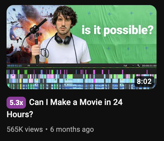 Can I do (something extremely difficult) in 24 Hours?

This is a popular format even MrBeast has used before.