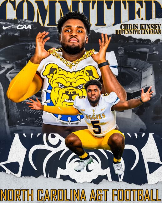 1000% Committed and Ready to Work Lets do it! #AggiePride 💙💛 @NCATFootball @CoachKLang @CoachZidenberg @CoachVBrown59