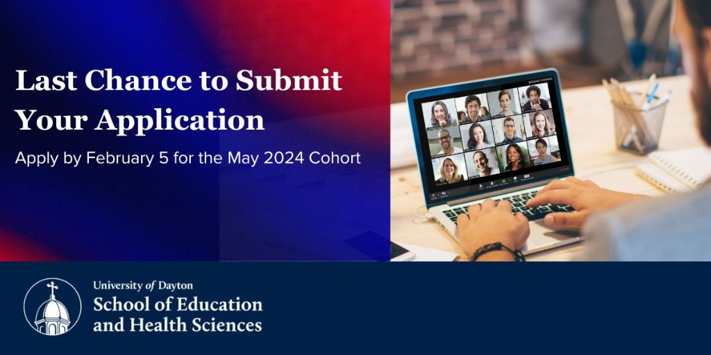 University of Dayton SEHS Online tweet media