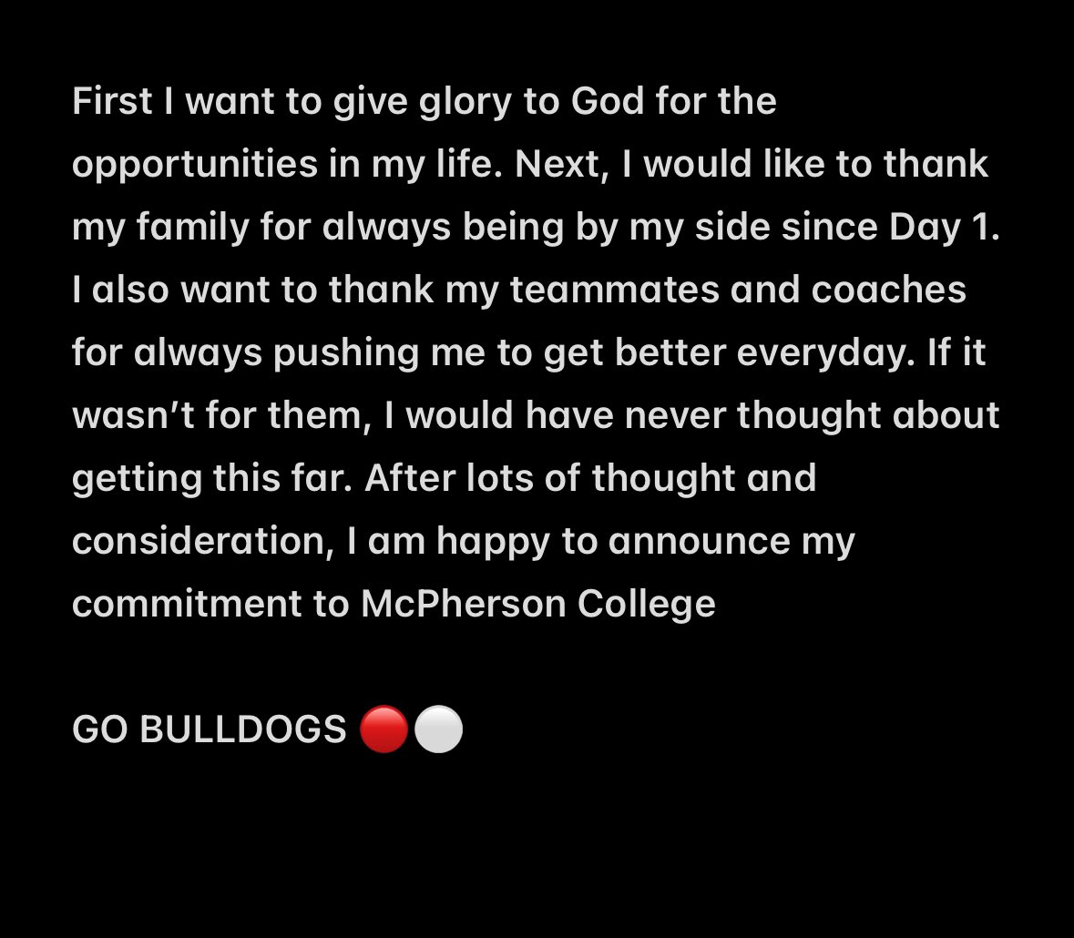 MMackJr12's tweet photo. #COMMITTED 🔴⚪️ @MACBulldogsFB @CoachLeppke @CoachJFisc https://t.co/jZQfWDTsbZ