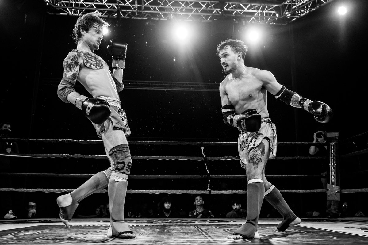 Dodge and weave! A frozen moment during <a href="/tcbfights/">TCB Fights</a> <a href="/salisburyvenue/">The Salisbury Center</a>
.
.
.
#muaythai #dmvmuaythai #eastcoastmuaythai #dcphotographer #marylandmuaythai #virginiamuaythai #shotsbyjamey #dmvphotographer #b&amp;w #blackandwhitephoto
