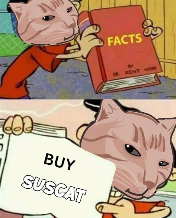MrFreshSusCat's tweet photo. #MrFresh giving the best advice. Ape $SUSCAT now https://t.co/8fkZVE6USY