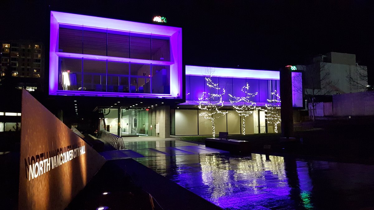 This week City Hall will light up purple for #EatingDisorderAwarenessWeek. Eating Disorders affect all people, regardless of age, sex, race, or background. Education and awareness is crucial in combating myths and stigma. 💜 @CityofNorthVan <a href="/theNEDIC/">National Eating Disorder Information Centre</a>