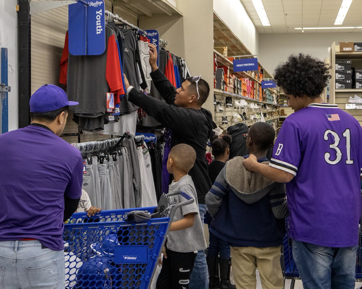Arkansas Travelers (@artravs) on Twitter photo Yesterday, the Arkansas Travelers Youth Foundation kicked off #BlackHistoryMonth with a trip to Academy Sports + Outdoors, where 15 kids were treated to a shopping spree to gear up for ball season. Yesterday, the Arkansas Travelers Youth Foundation kicked off #BlackHistoryMonth with a trip to Academy Sports + Outdoors, where 15 kids were treated to a shopping spree to gear up for ball season.