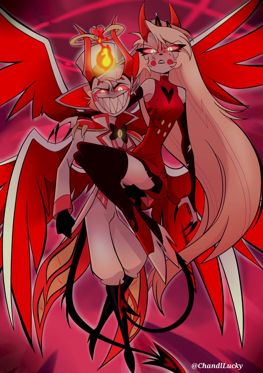 ChandlLucky's tweet image. You're in my HOUSE BITCH!!🔥😈
#HazbinHotel
#HazbinHotelLucifer