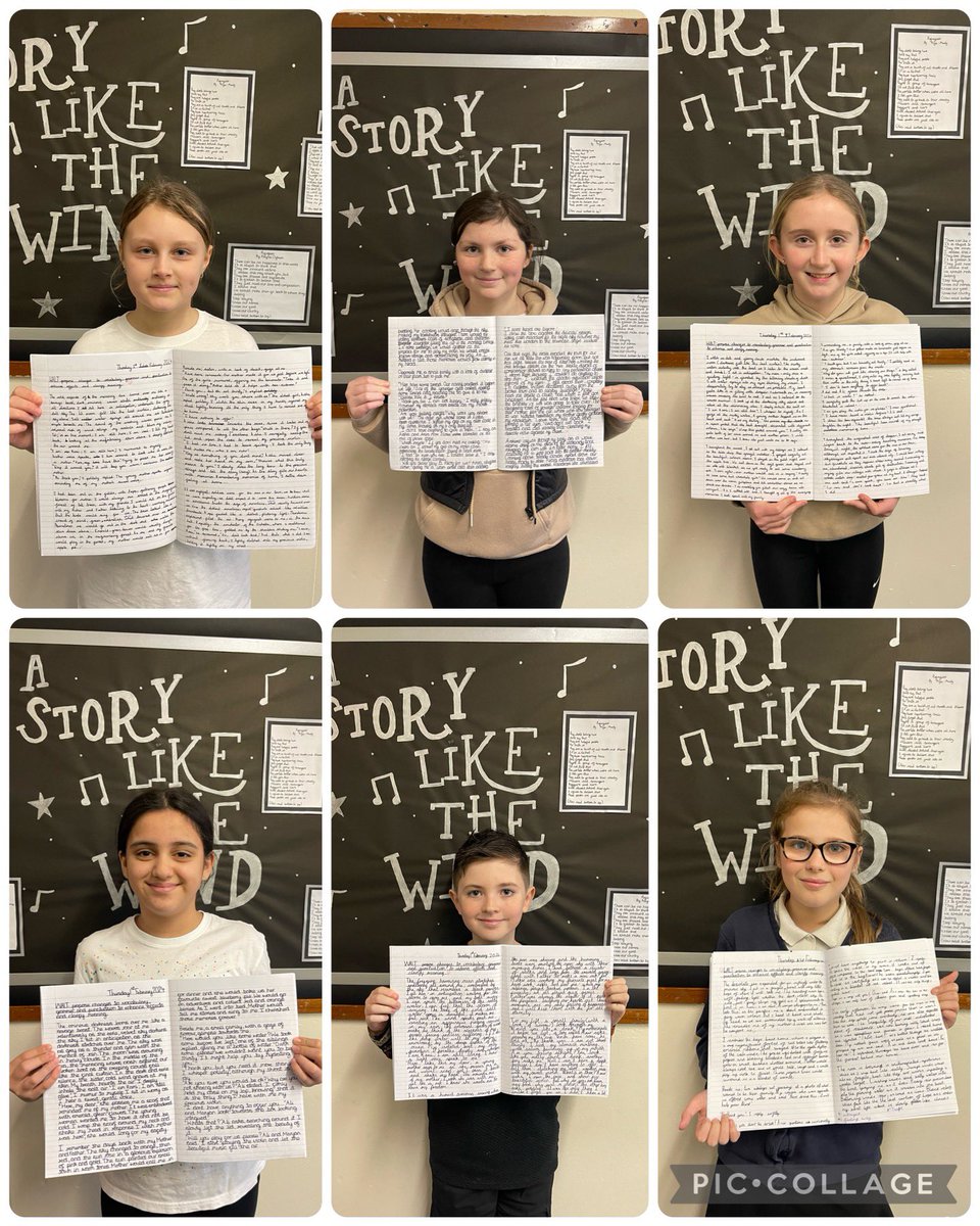 Year 6, I am so proud of your flashback narratives based on the book, ‘A Story Like The Wind’. You have thought about your vocabulary choices really well! Well done to all of you. 🌟 Xx #GrangeEnglish <a href="/GrangeMissA/">GrangeMissA</a> <a href="/LiteracyCounts1/">Literacy Counts</a>