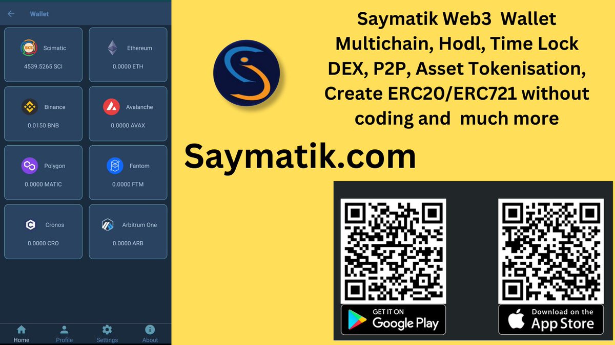 saymatik's tweet photo. Acquire, manage, and validate your academic achievements securely on the blockchain with Saymatik Web3.0 Wallet. 🎓 #BlockchainEducation #SecureCredentials #web3 #blockchain #crypto https://t.co/jZv4qHMzyb