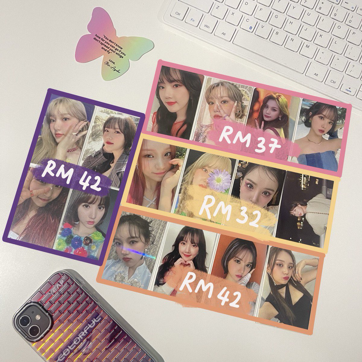 h4everynn's tweet photo. RT‼️
🇲🇾WTS GFRIEND VIVIZ YUJU YERIN EUNHA UMJI SINB BUNDLE SET PHOTOCARD (HELP ME TO CLEAR THIS PLS)

DM ME IF U INTERESTED! 

✅FAST PAYMENT? FAST DELIVERY!
✅OFFICIAL ITEM
✅CUTE FREEBIES
✅SRS BUYER ONLY! 
❌NO JOY BUYER!

ITEM EXCLUDE POSTAGE :
🚚POSTAGE WM RM8/ EM RM14 https://t.co/UXYIIfsJAx