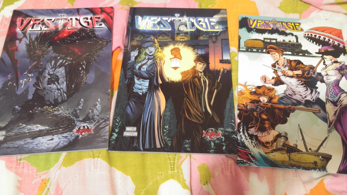 Blame <a href="/WarcampaignYT/">WARCAMPAIGN</a> My Vestige comic set arrived this morning! These are beautiful books, <a href="/GatHanzo/">Gat Hanzo</a> Thank you so much!