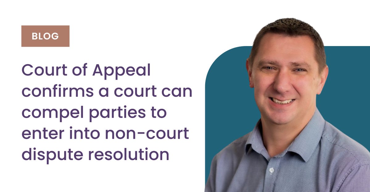 In a recent case (Churchill v Merthyr Tydfil County Borough Council), the Court of Appeal ruled that a court can compel parties to enter into alternative dispute resolution and stay proceedings. Mark Ovenell explores more here: bindmans.com/knowledge-hub/…