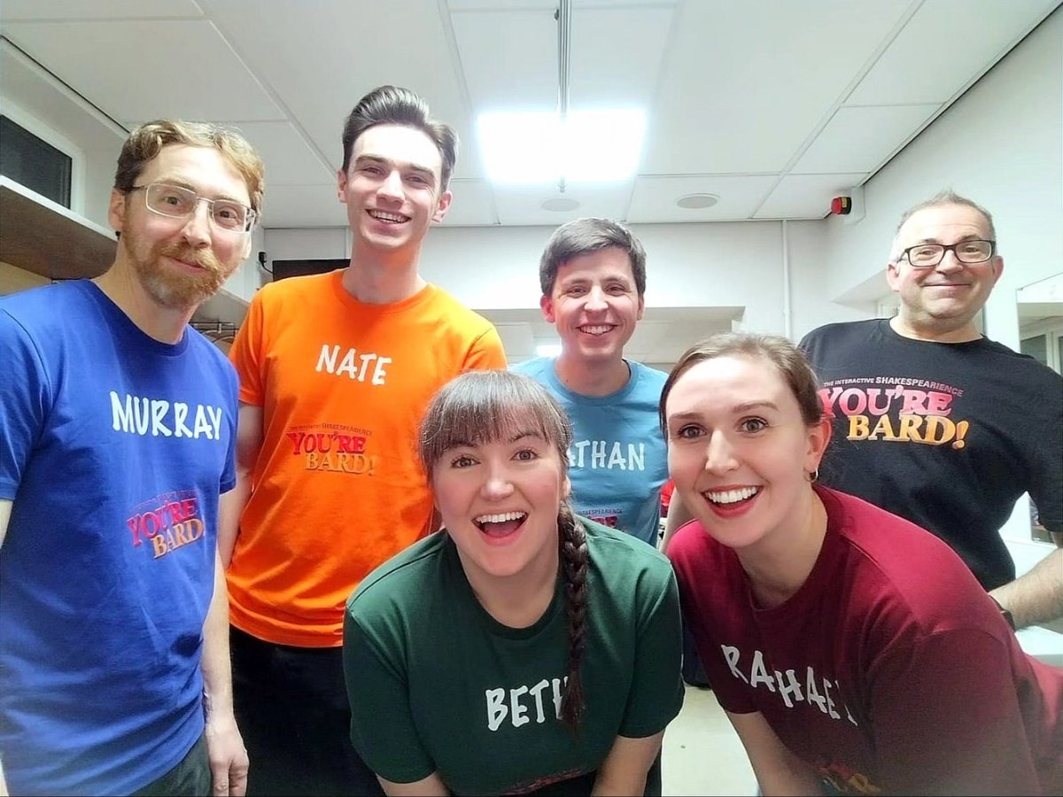 OPENING NIGHT! 
A huge thank you to Scunthorpe Plowright Theatre for having us last night 🎭

Highlights from the first show included Lady Macbeth as a snotty nun and Malcolm as a dragon!

#touringtheatre #macbeth #romeoandjuliet #hamlet #amidsummernightsdream #yourebard