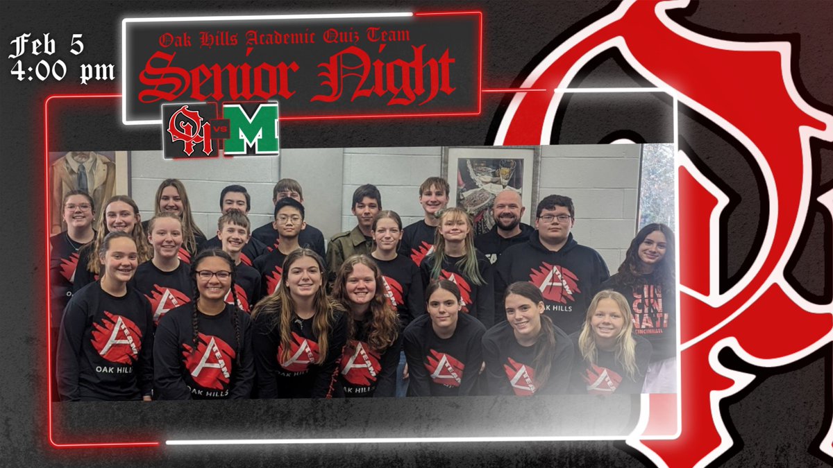 WeAreOakHills's tweet photo. Our next Senior Night is 3 days away! @OakHillsATeam will honor their 2 seniors in their final home match vs Mason! The match will begin at 4:00 PM this coming Monday, February 5th!

#OnHighlanders https://t.co/fKi6RLRXKd