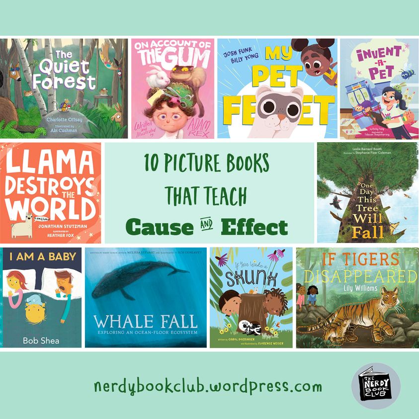 Top Ten Picture Books that Teach Cause and Effect by @AbiCushman nerdybookclub.wordpress.com/2024/02/02/top… 
@SteamTeamBooks <a href="/nerdybookclub/">nerdybookclub</a> <a href="/joshfunkbooks/">Josh Funk</a>