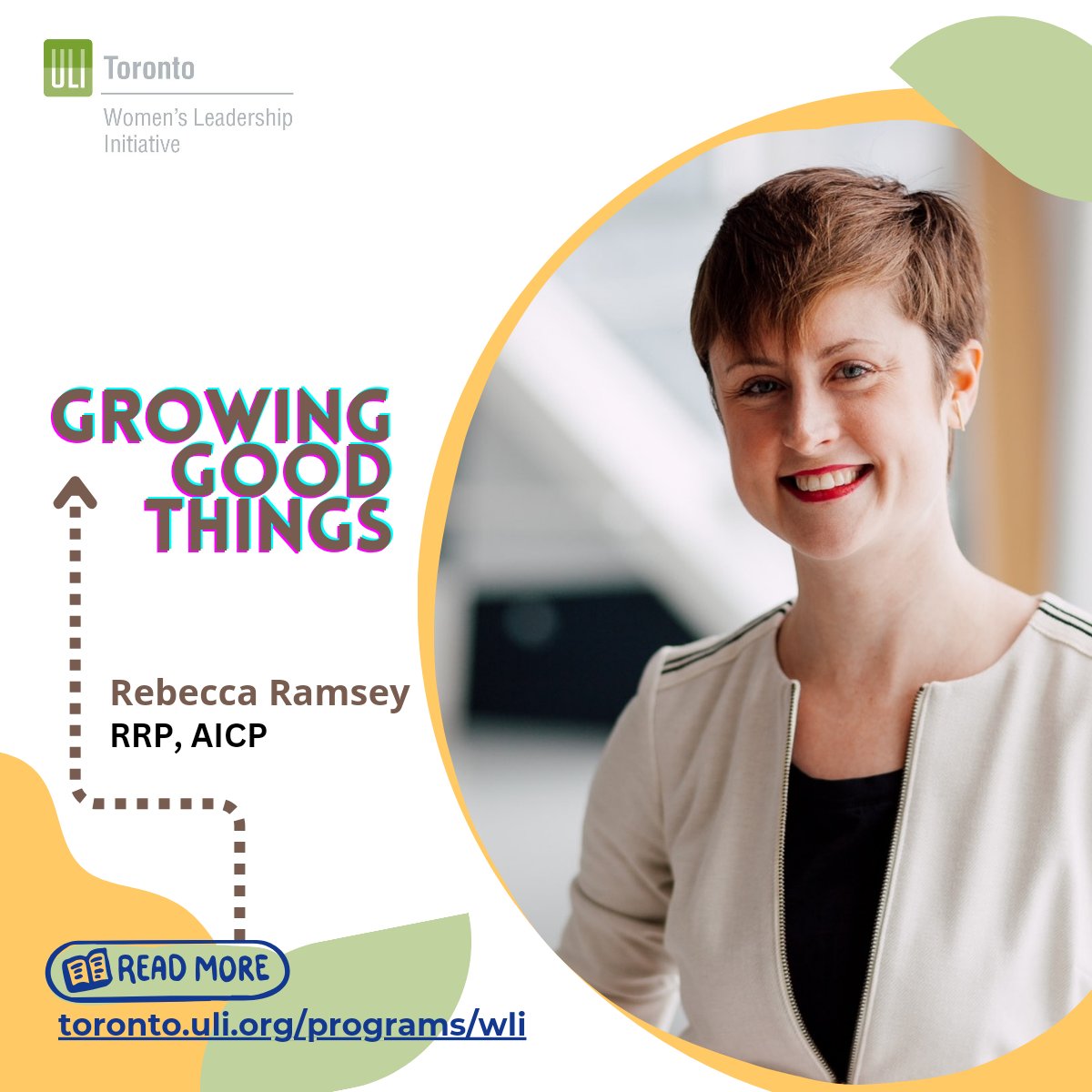 NEW WLI BLOG! Hear Rebecca's journey through early work experiences, personal life changes, and traversing learning paths which brought purpose and happiness to her leadership roles in the urban planning community. READ HERE: toronto.uli.org/programs/wli/w…