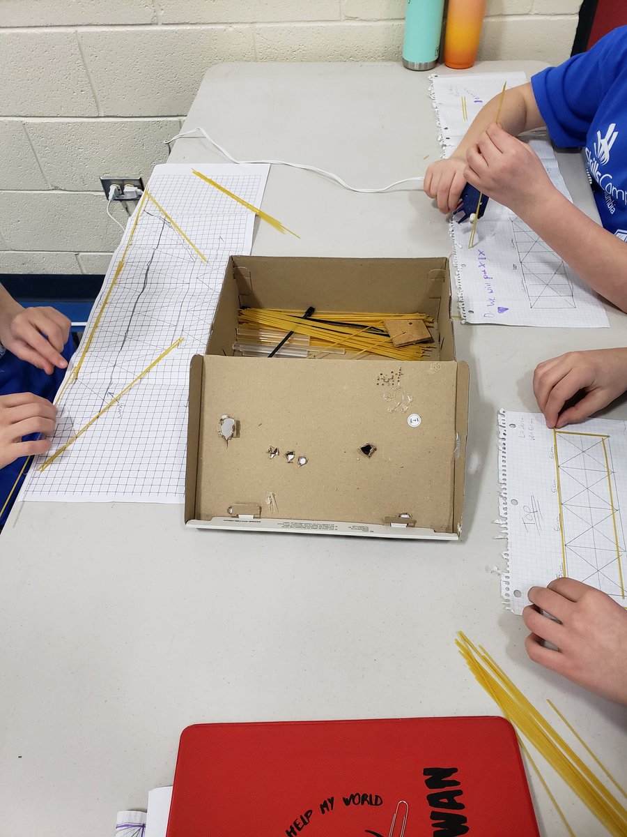 CareerEdSD57's tweet photo. @SkillsBC Spaghetti Bridge Regional Competition has started in #SD57 #CityofPG! 8 teams hard at work @SD57PG @sd57stac @SD57_CI https://t.co/Moy2Kdbqvy